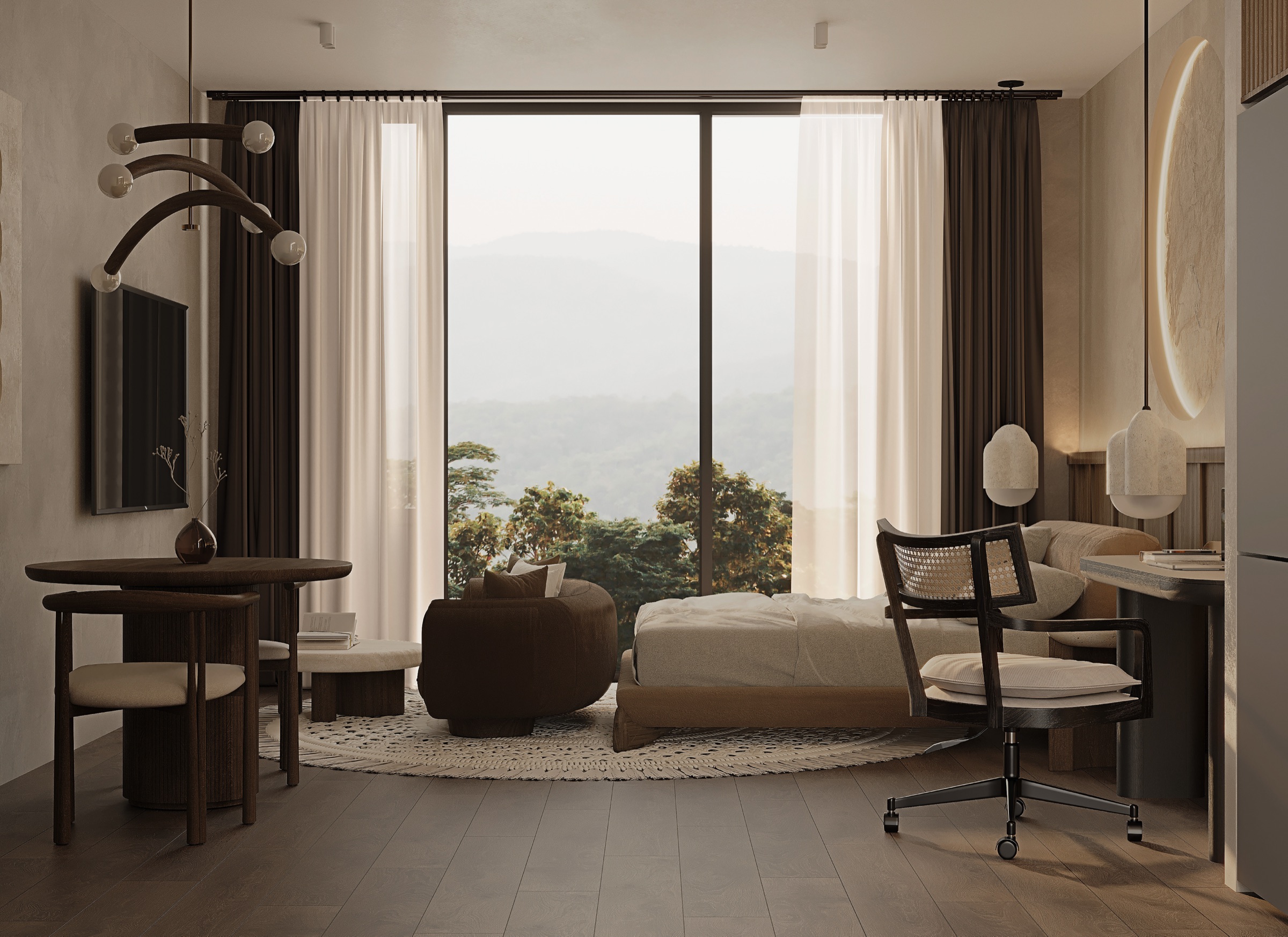 One-bedroom interior